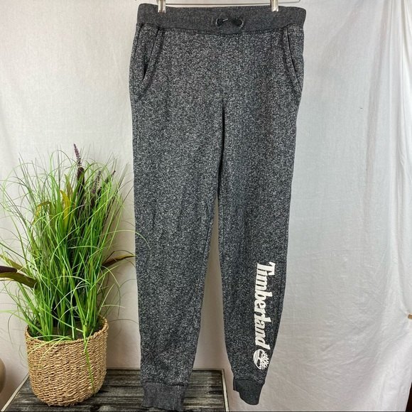 Timberland Boy's Gray & Black Athletic Jogger Sweat Pants XL - Picture 2 of 9